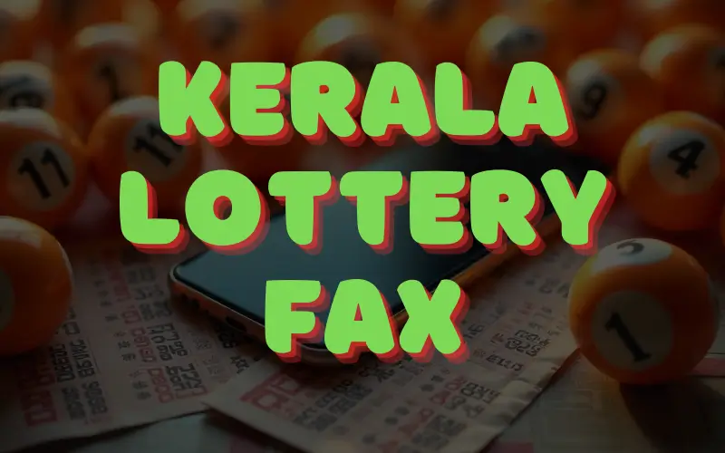 Kerala lottery fax